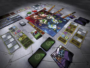 Space Alert - game components