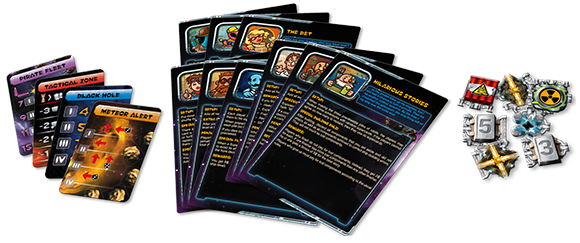 Galaxy Trucker: Missions - components
