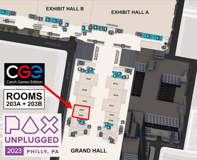 Find CGE (and friends) at BGG.CON and PAX Unplugged 2023