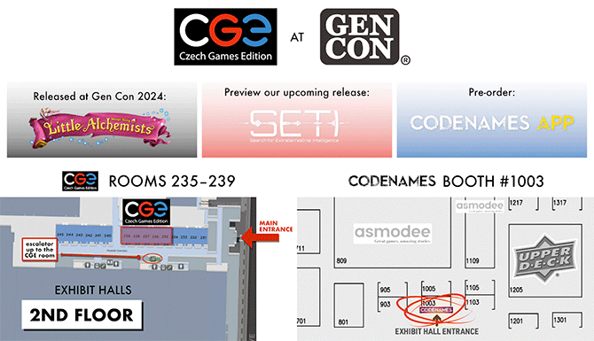 Find CGE at Gen Con 2024!
