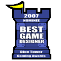 Dice Tower Best game designer 2007 nominate